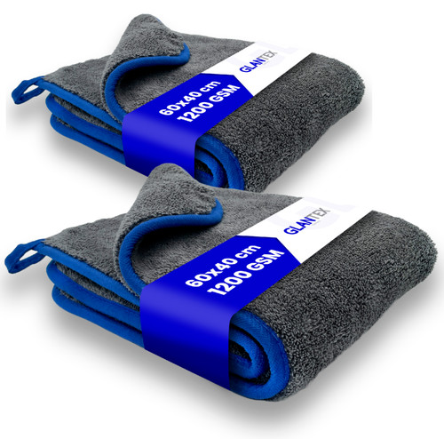 Mikrofasertuch auto 1200gsm - auto, 2x